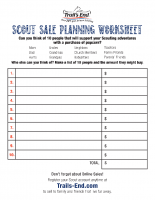 Scout Sale Planning Worksheet